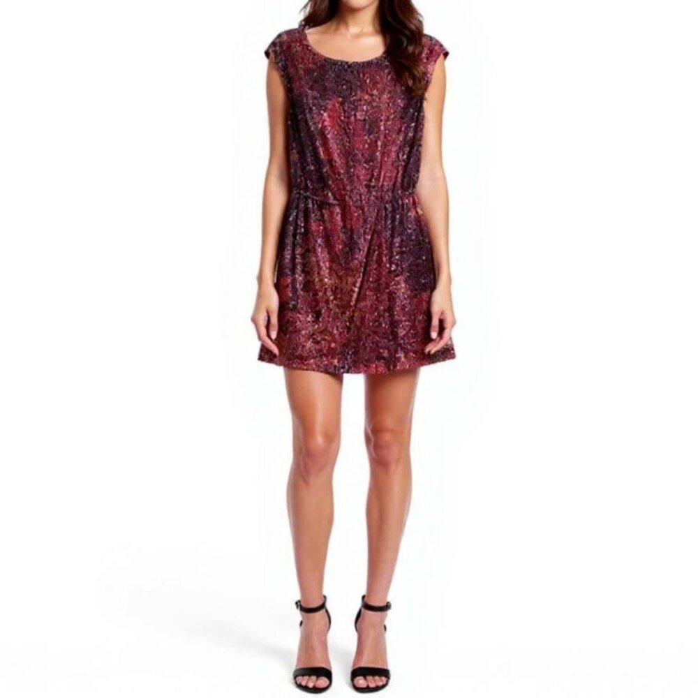 Elie Tahari Sequined Mini Party Dress